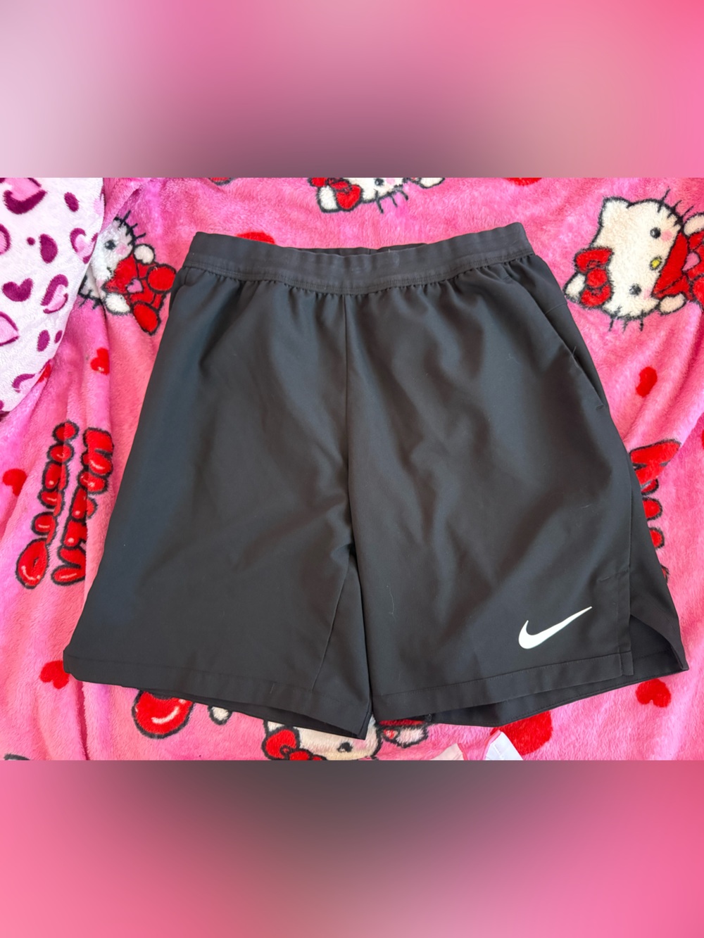 Nike Womenβs Black Athletic Shorts Size Medium